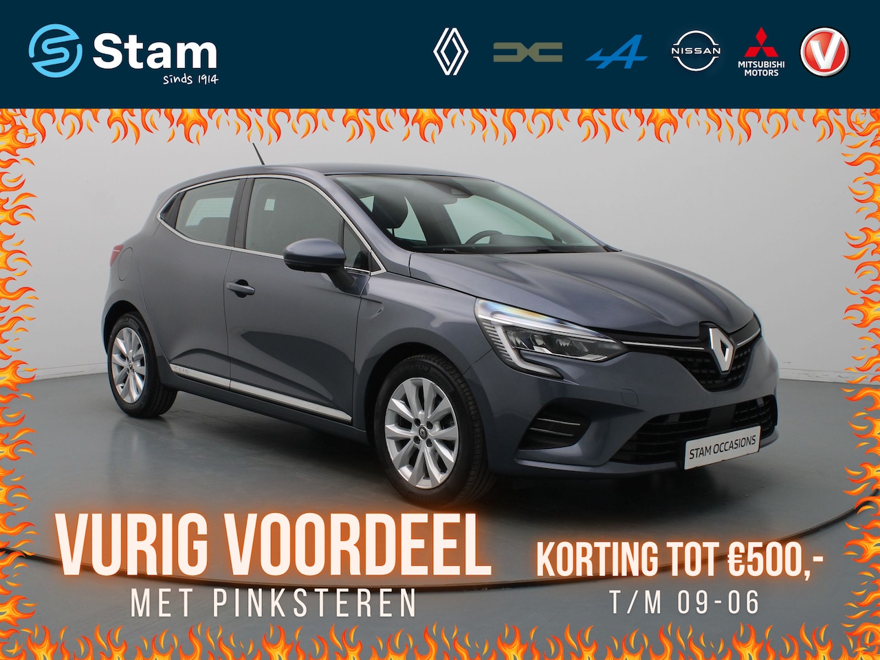 Renault Clio - 101pk TCe Intens Cruise | Climate | Navi | Parkeersens. achter - AutoWereld.nl