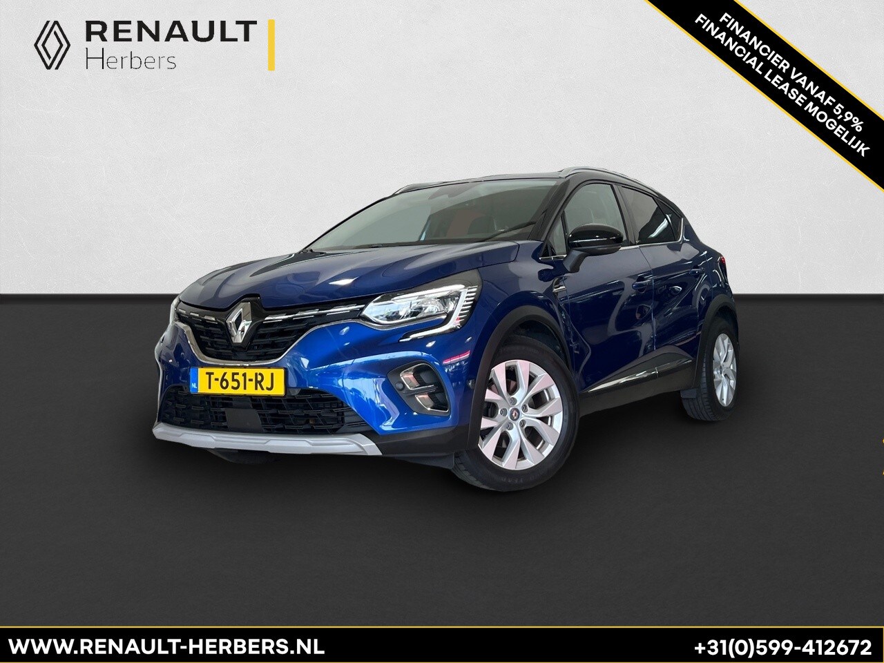 Renault Captur - 1.6 E-Tech Plug-in Hybrid 160 Intens CAMERA / TREKHAAK / GROOT NAVI / VELE OPTIES - AutoWereld.nl