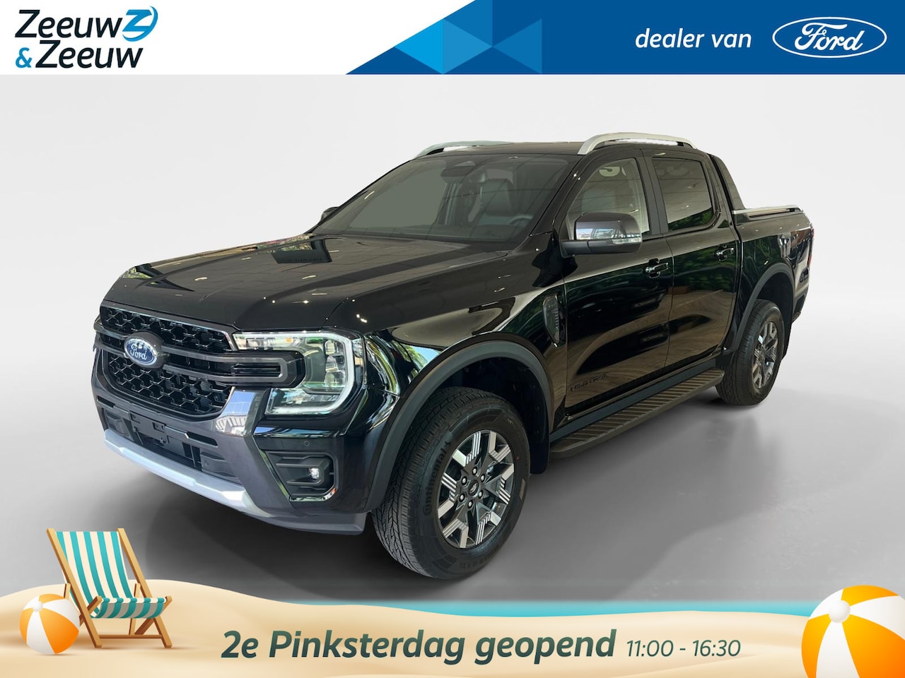 Ford Ranger - Wildtrak Double Cab PHEV 279 pk Automaat | Trekhaak | Rollertop elektrisch | 5 zitplaatsen - AutoWereld.nl
