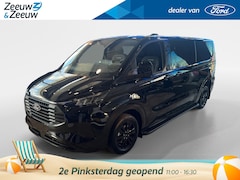 Ford Transit Custom - 320 2.5 PHEV L2H1 Black Platinum DC | Lederen bekleding | Navigatie | Treeplanken | LM vel
