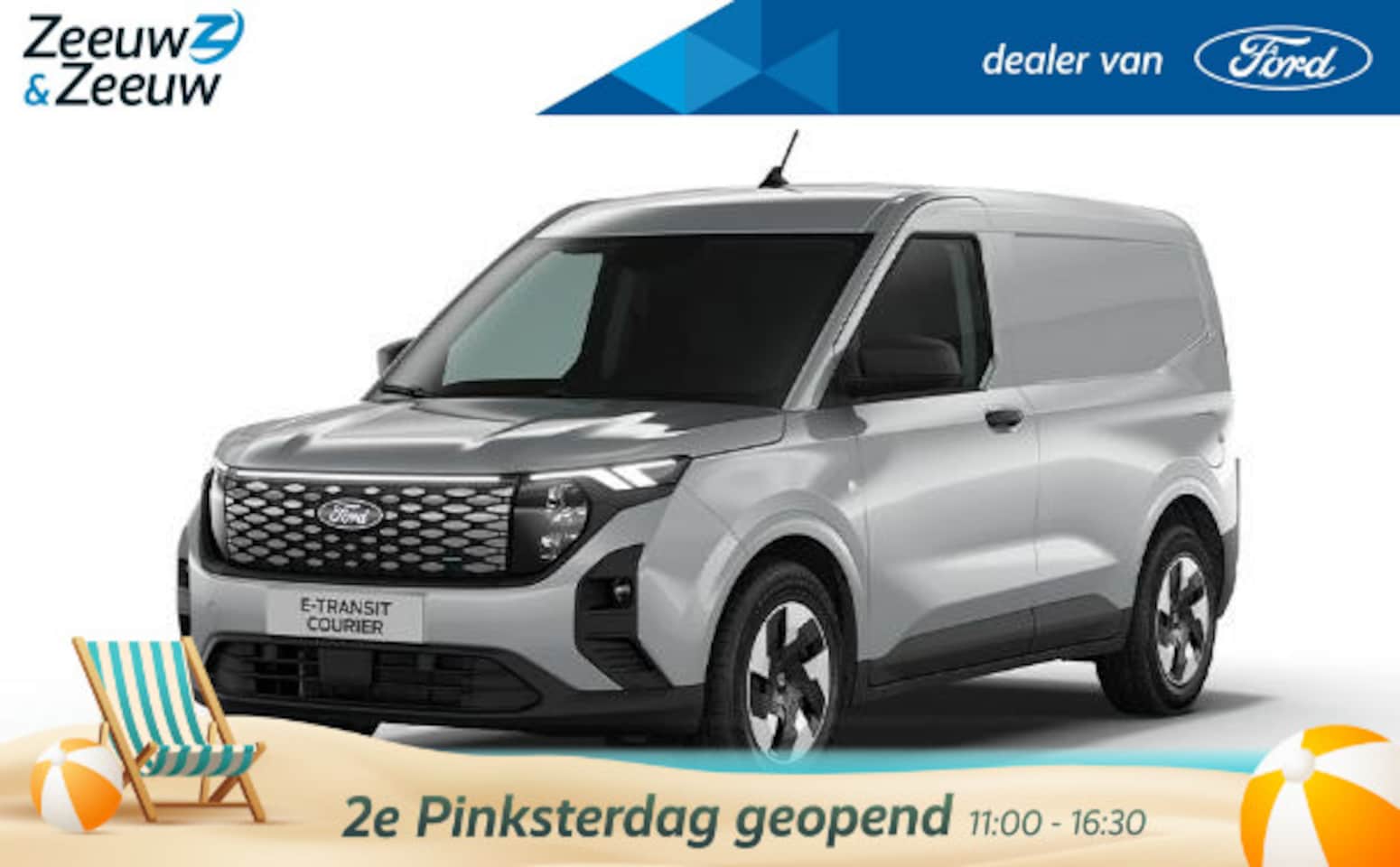 Ford Transit Courier - E-Transit Trend 44 kWh 136 pk | 2,9% rente op financial lease | Apple Car Play / Android a - AutoWereld.nl