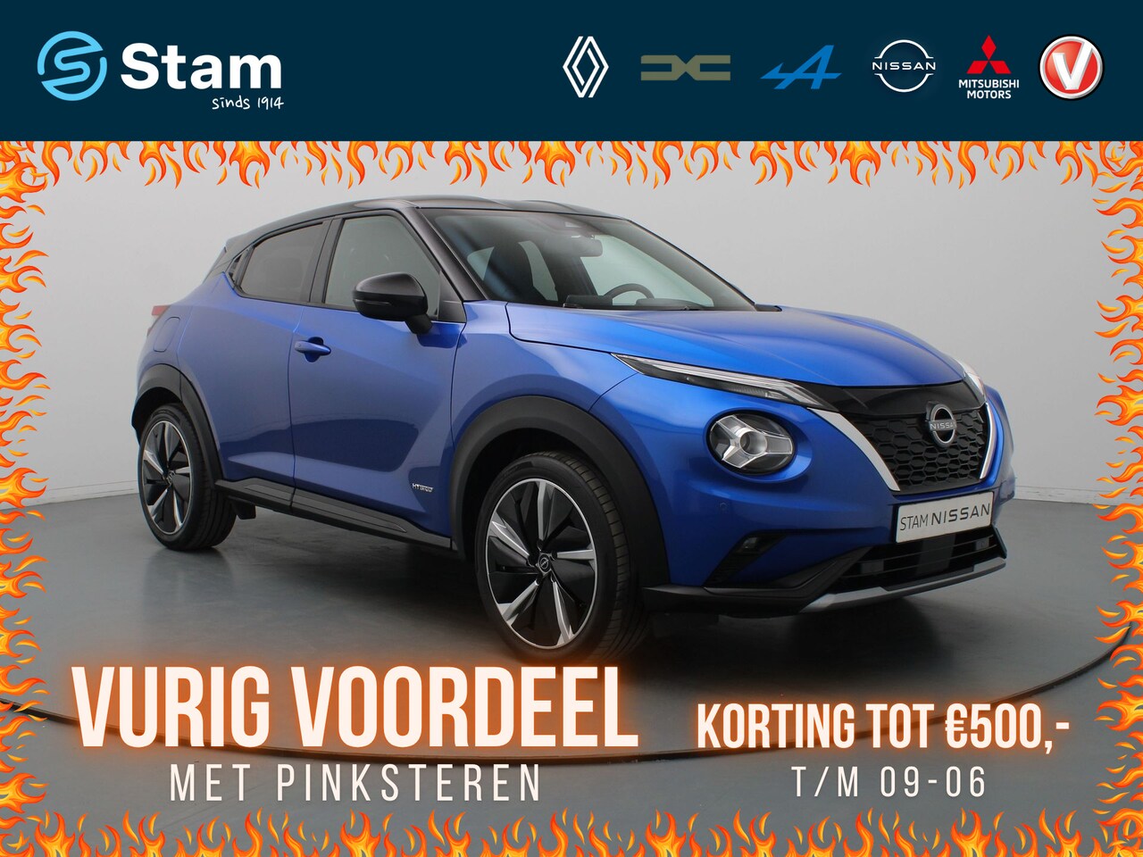 Nissan Juke - 143pk Hybrid N-Design Camera | Climate | Cruise | Navi | Parkeersens. v+a - AutoWereld.nl