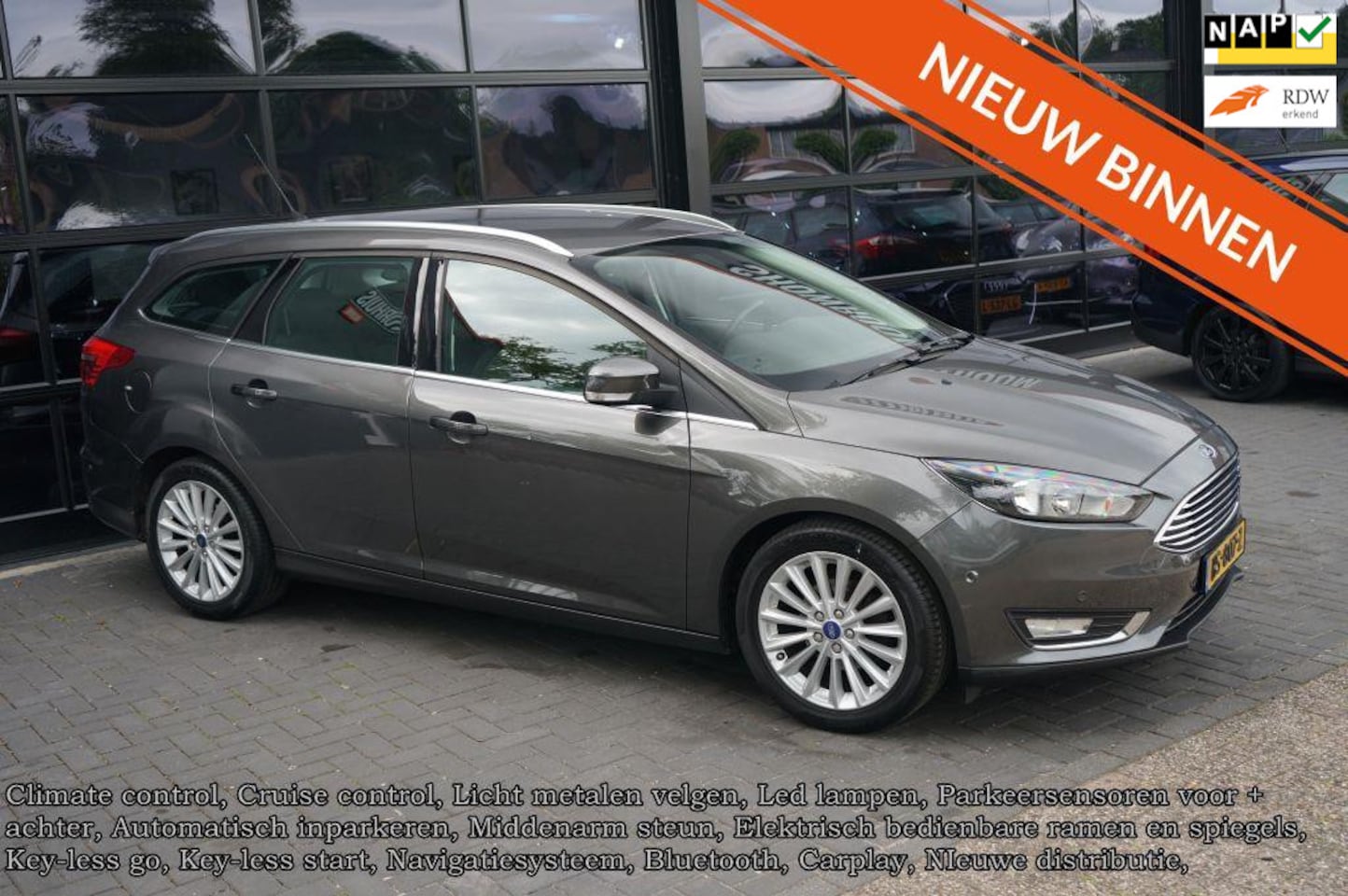 Ford Focus Wagon - 1.0 Titanium Edition 1.0 Titanium Edition, Navi, Clima, CC, IPI, - AutoWereld.nl