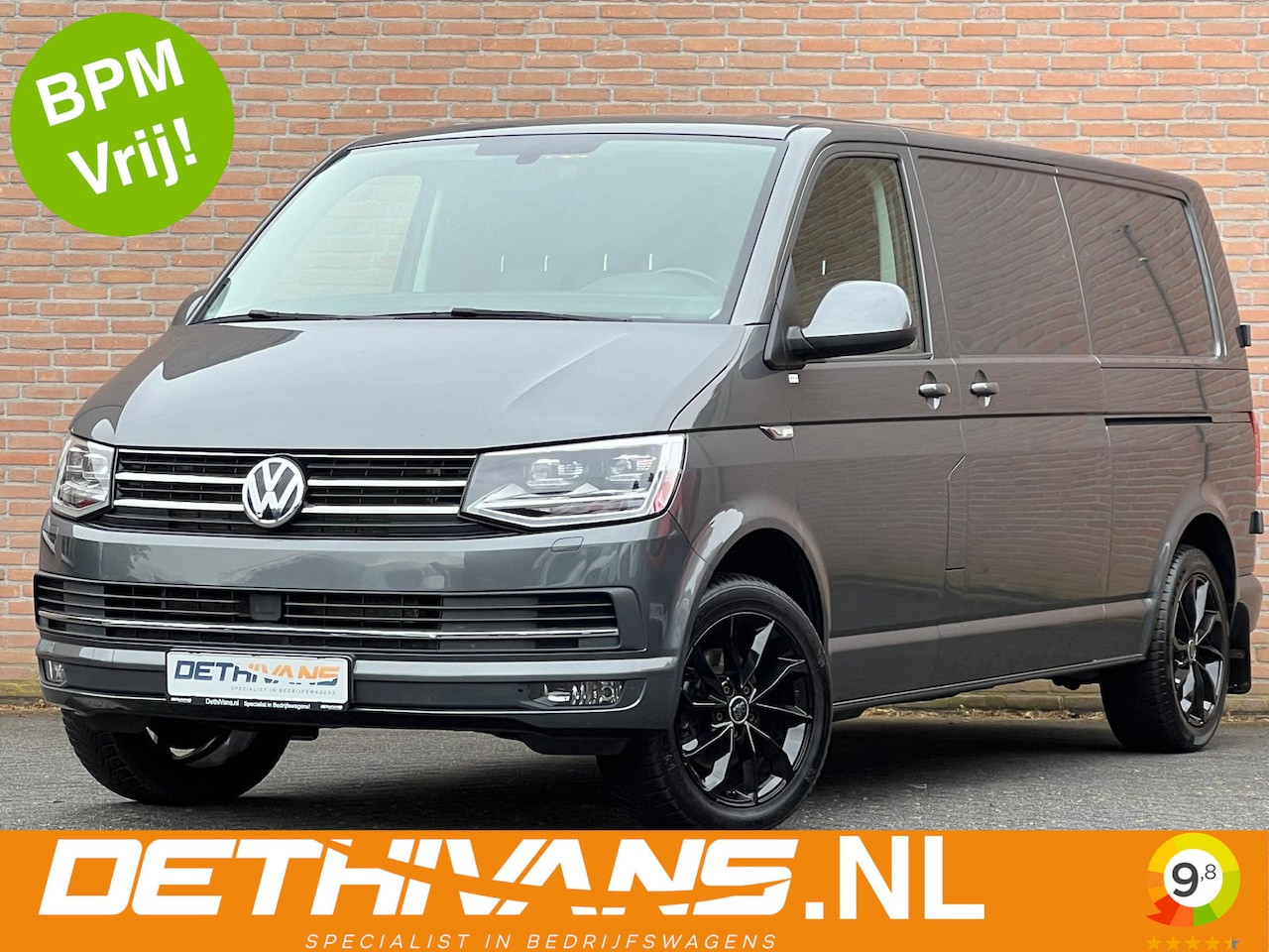 Volkswagen Transporter - 2.0TDI 150PK DSG Lang / 2x Schuifdeur / Distronic / Carplay - AutoWereld.nl