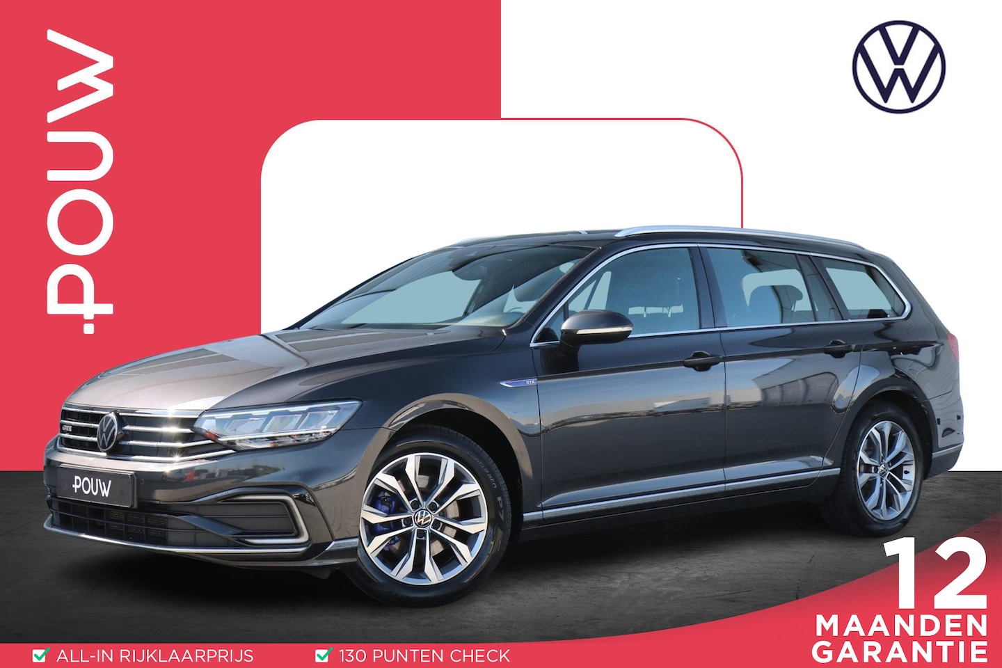 Volkswagen Passat Variant - 1.4 TSI 218pk DSG PHEV GTE Business | SoH 95% | Panoramadak | Achteruitrijcamera | Stoelve - AutoWereld.nl