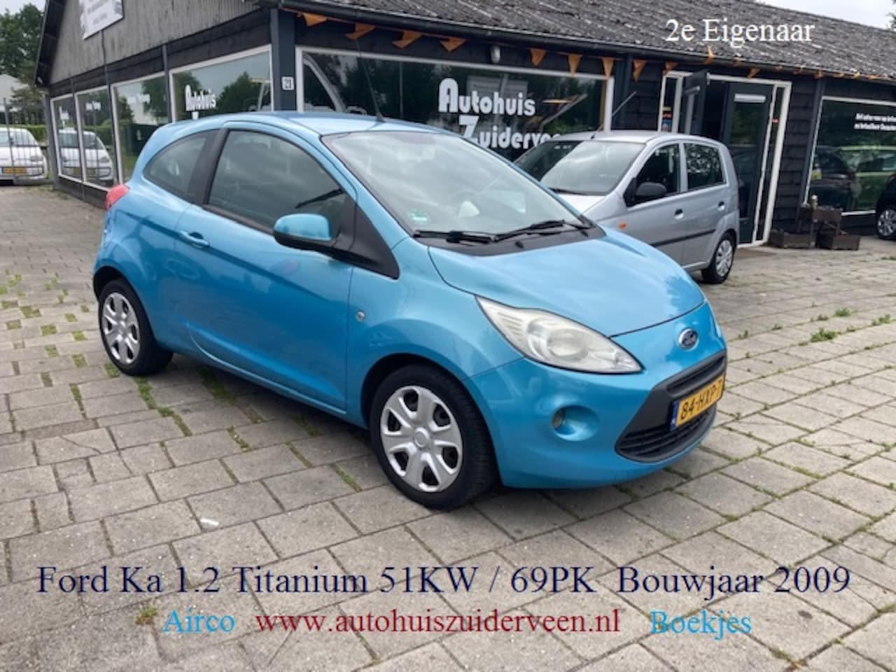 Ford Ka - 1.2 51KW 2009 Titanium Airco 2é Eigenaar - AutoWereld.nl