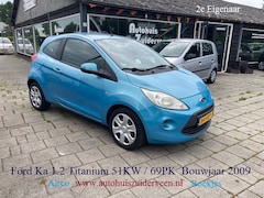 Ford Ka - 1.2 51KW 2009 Titanium Airco 2é Eigenaar