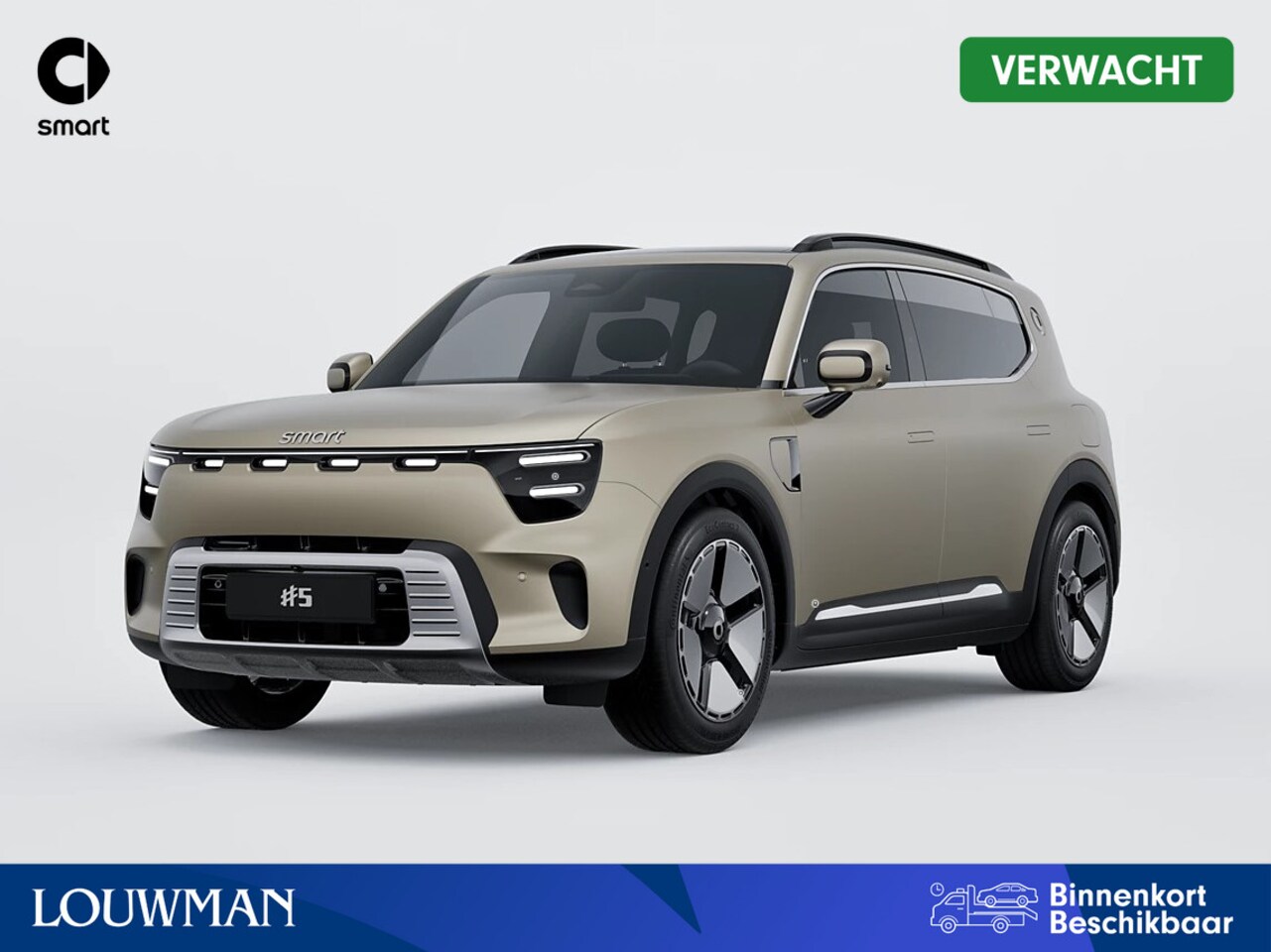 Smart #5 - Premium 100 kWh | INTRODUCTIEKORTING VAN € 58.920 NAAR € 55.400 | Warmtepomp | Stoelverwar - AutoWereld.nl