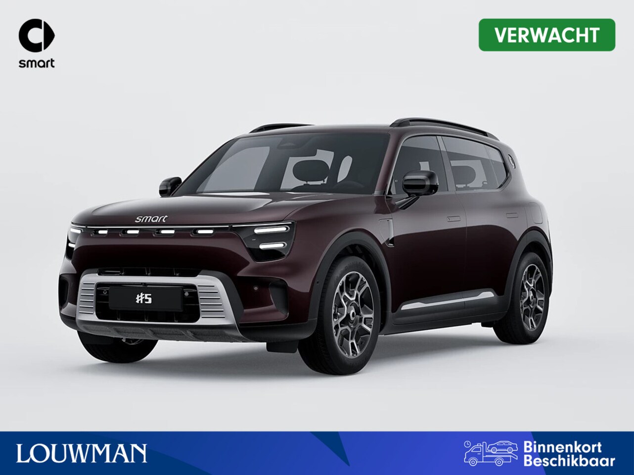 Smart #5 - Pro 76 kWh | INTRODUCTIEKORTING VAN € 48.440 NAAR € 43.940 | Halo panoramisch dak | Sfeerv - AutoWereld.nl