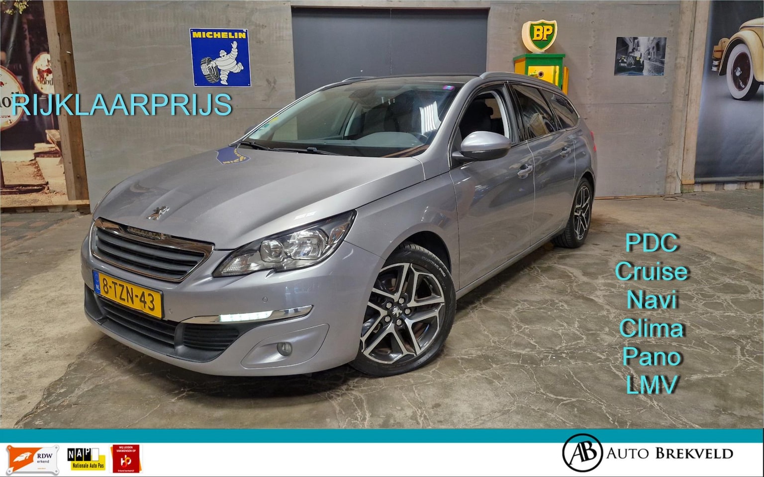 Peugeot 308 SW - 1.6 BlueHDI Blue Lease Executive 120PK | Rijklaar | Cruise | Pano | PDC | Clima | Navi | L - AutoWereld.nl