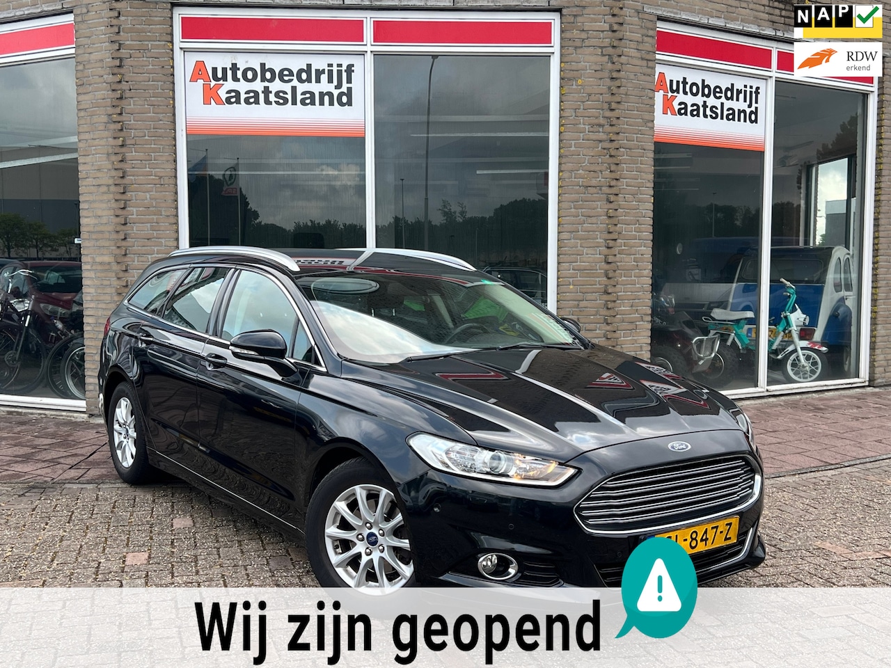 Ford Mondeo Wagon - 1.6 TDCi Titanium - Navi - Lane Assist - Keyless - Clima - Cruise - 2015 - AutoWereld.nl