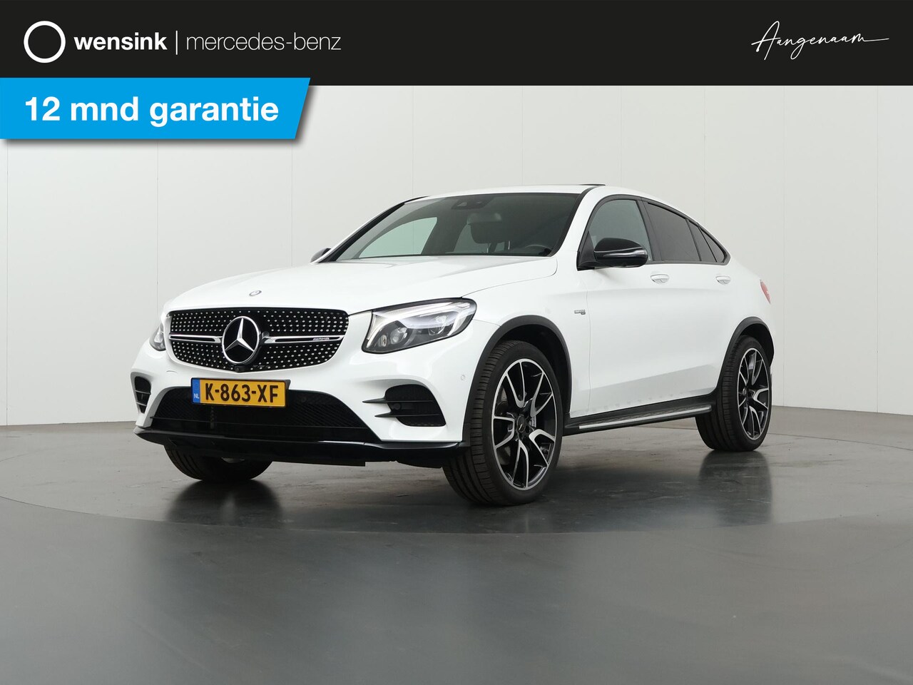 Mercedes-Benz GLC-klasse Coupé - AMG 43 4MATIC | Night | Schuifdak | Burmester | 360 graden camera | Keyless | Memory | - AutoWereld.nl
