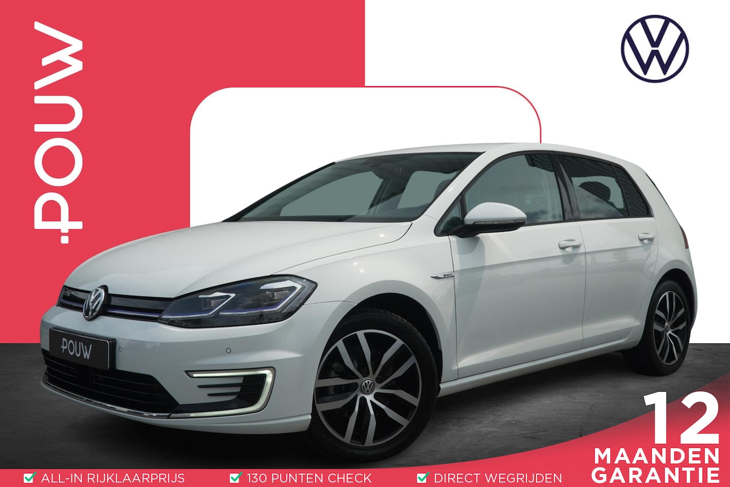 Volkswagen e-Golf - 136pk E-DITION | SoH 95% | Navigatie - AutoWereld.nl