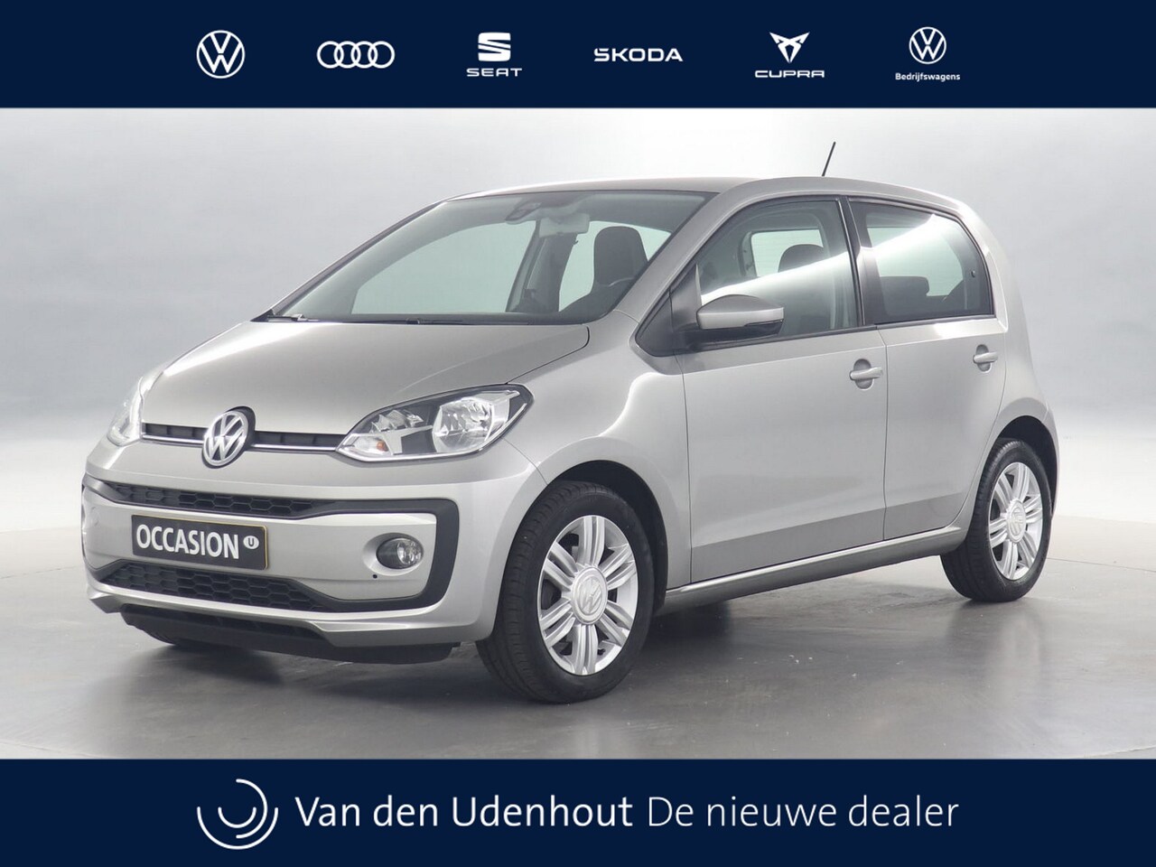 Volkswagen Up! - 1.0 BMT 60pk High up! / Airco / Cruise Control / Parkeersensoren - AutoWereld.nl