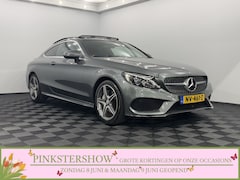 Mercedes-Benz C-klasse Coupé - 180 Edition 1 AMG Pano, Leder, Navi, Parkeer sensoren, Stoelverwarming, Cruise control