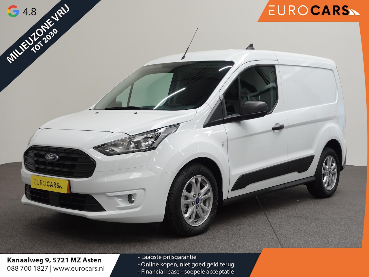 Ford Transit Connect - Automaat 100pk L1 Trend Airco Navi Cruise 3Zits Camera DAB+ - AutoWereld.nl