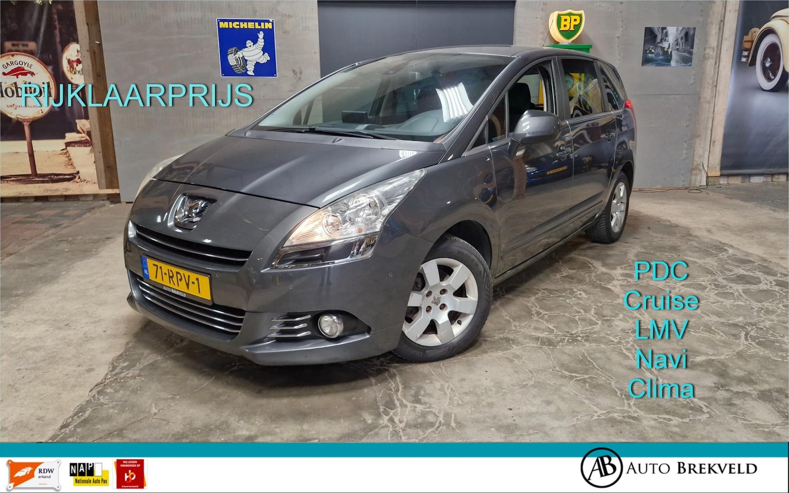 Peugeot 5008 - 1.6 VTi Blue Lease 7p. 120PK | Rijklaarprijs | PDC | Cruise | LMV | Navi | Clima | NAP - AutoWereld.nl