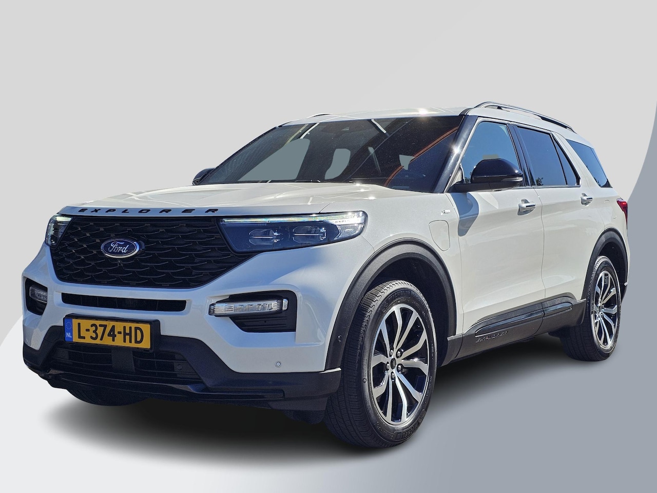 Ford Explorer - 3.0 V6 EcoBoost PHEV ST-Line 457pk | Origineel NL auto | Premium metallic Star White | Afn - AutoWereld.nl
