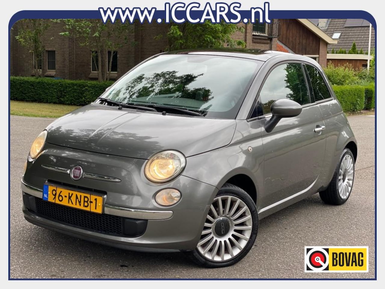 Fiat 500 - 1.2 LOUNGE - Autom. - Leer - Pano - AutoWereld.nl