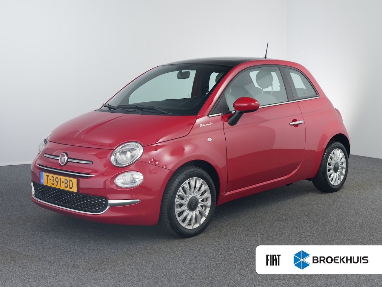 Fiat 500 - 1.0 Hybrid Dolcevita | Airco | Cruise control | Lichtmetalen velgen 15" - AutoWereld.nl