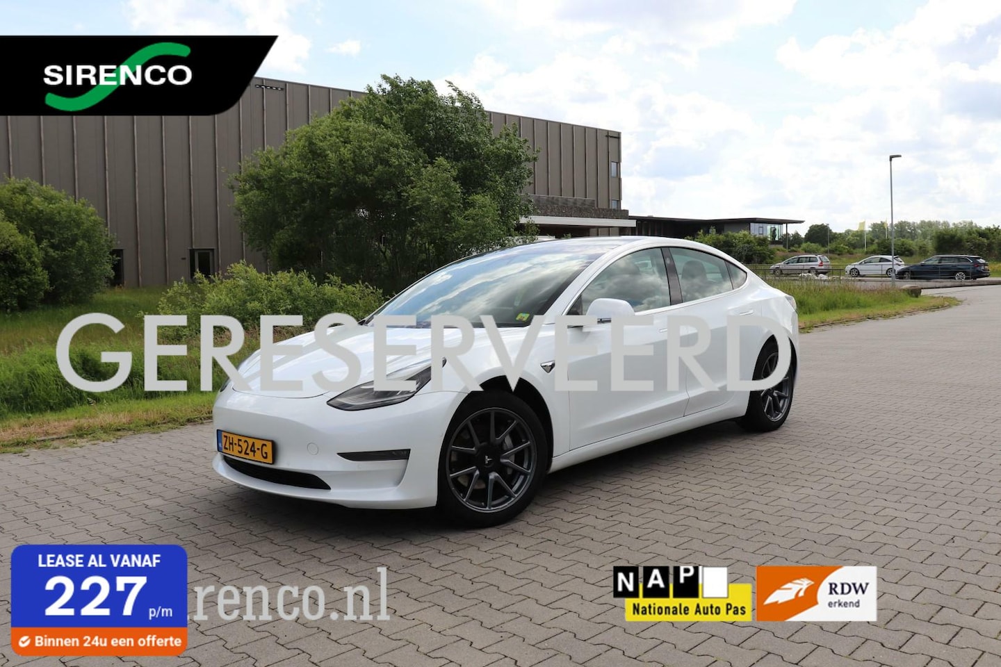 Tesla Model 3 - Long Range RWD Long Range RWD 75 kWh leder stoelverwarming v+a autopilot panodak parelmoer lak memory sea - AutoWereld.nl