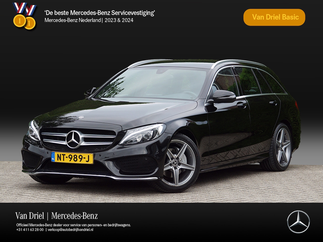 Mercedes-Benz C-klasse Estate - C 180 Estate AMG Line | Trekhaak Dealeronderhouden - AutoWereld.nl