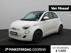 Fiat 500e - La Prima 42 kWh | ACHTERUITRIJCAMERA | STOELVERWARMING | APPLE CARPLAY | CRUISE CONTROL |