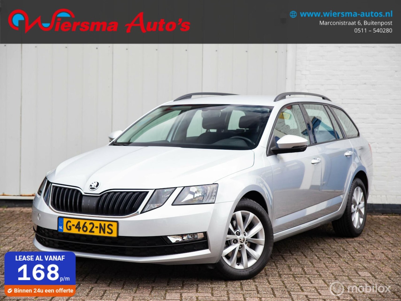 Skoda Octavia Combi - 1.0 TSI Greentech Business Edition|Trekhaak|Airco|Carplay|Navi|Clima - AutoWereld.nl