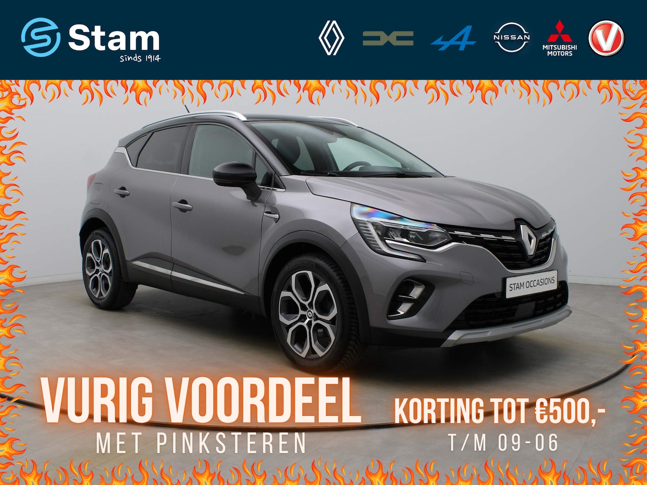 Renault Captur - TCe 140pk Intens EDC/AUTOMAAT Camera | Climate | Navi | Parksens. v+a | Stoel -/ Stuur ver - AutoWereld.nl