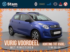 Citroën C1 - 73pk VTi Airscape Shine Airco | Camera | Carplay | Stoffen vouwdak