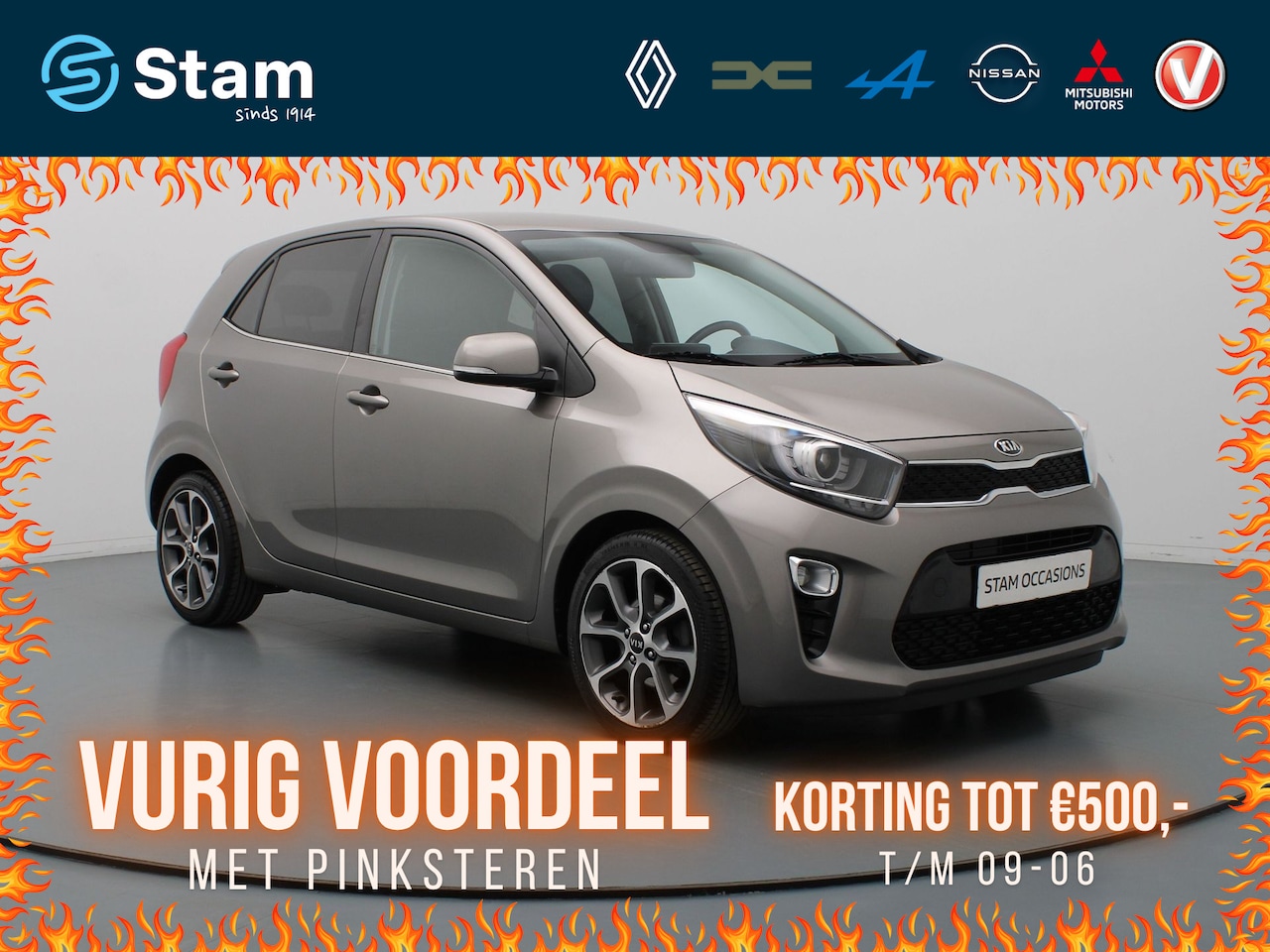 Kia Picanto - 1.0 CVVT Design Edition Camera | Climate | Cruise | Navi | 16" Velgen - AutoWereld.nl