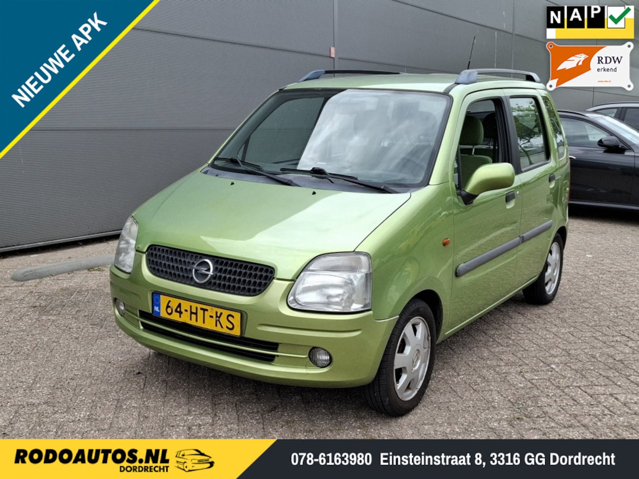 Opel Agila - 1.2-16V Elegance 5D Hoge Instap Nw APK - AutoWereld.nl