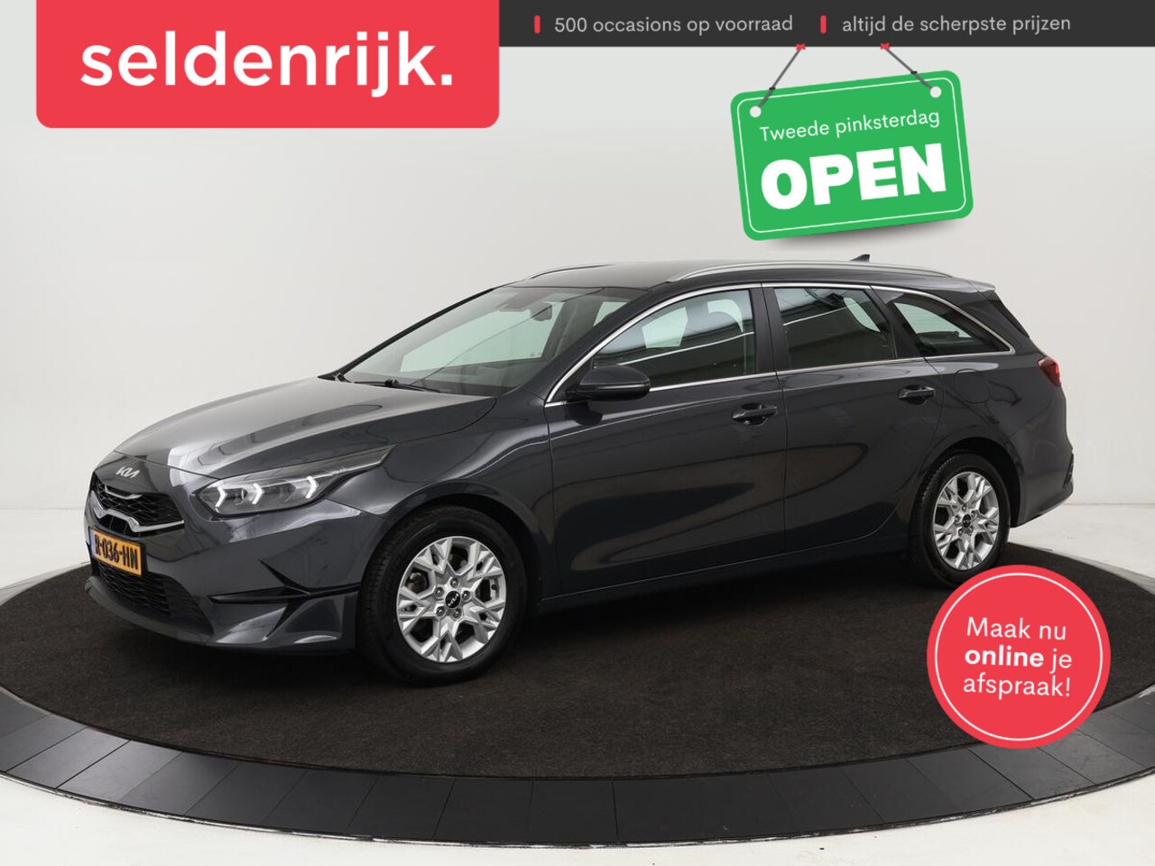 Kia Cee'd - Ceed 1.0 T-GDi DynamicLine | Automaat | Adaptive cruise | Carplay | Camera | Full LED | Cl - AutoWereld.nl
