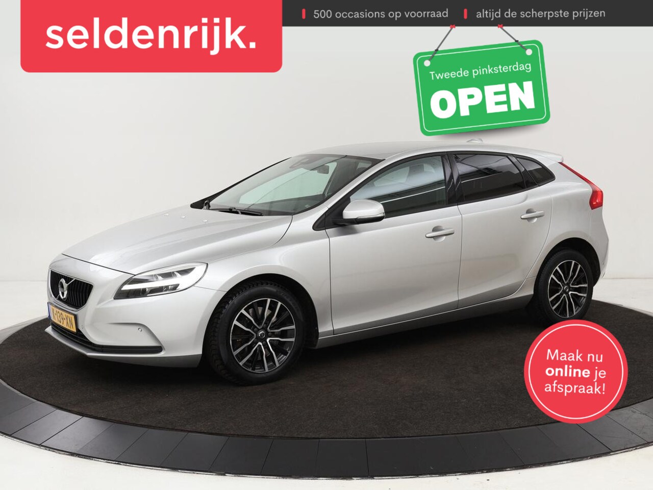 Volvo V40 - 2.0 D2 Momentum | Automaat | Full LED | Harman/Kardon | Trekhaak | Navigatie | Climate con - AutoWereld.nl