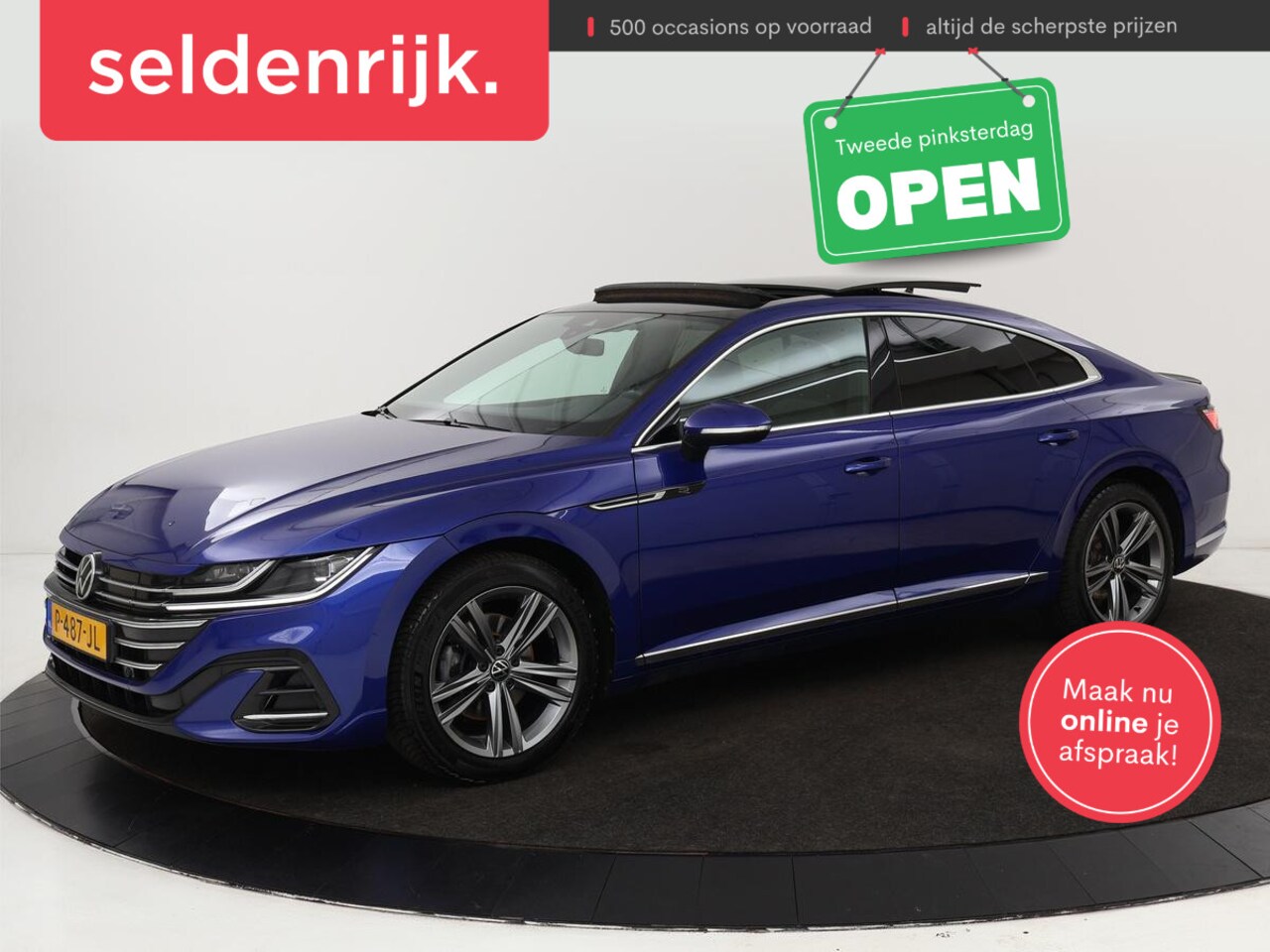 Volkswagen Arteon - 1.4 TSI eHybrid R-Line Business+ | Panoramadak | Trekhaak | Stoelverwarming | Matrix LED | - AutoWereld.nl