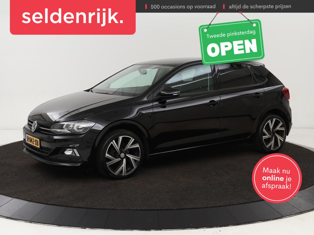 Volkswagen Polo - 1.0 TSI Comfortline | Adaptive cruise | Airco | Bluetooth | LED | 17'' lichtmetalen velgen - AutoWereld.nl