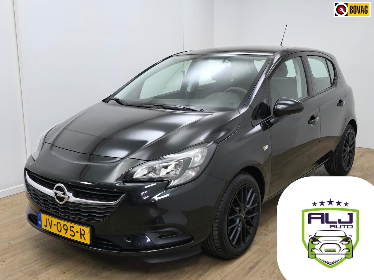 Opel Corsa - Occasion Turbo Business+ met carplay radio en cruisecontrol | Tweedehands Opel Corsa zwart - AutoWereld.nl