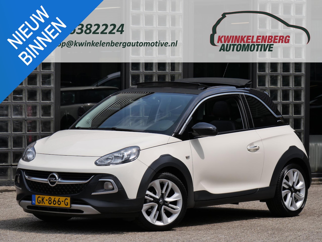 Opel ADAM - 1.0T ROCKS/ VOUWDAK/ BLACK PACK/ ADAM PACKAGE - AutoWereld.nl