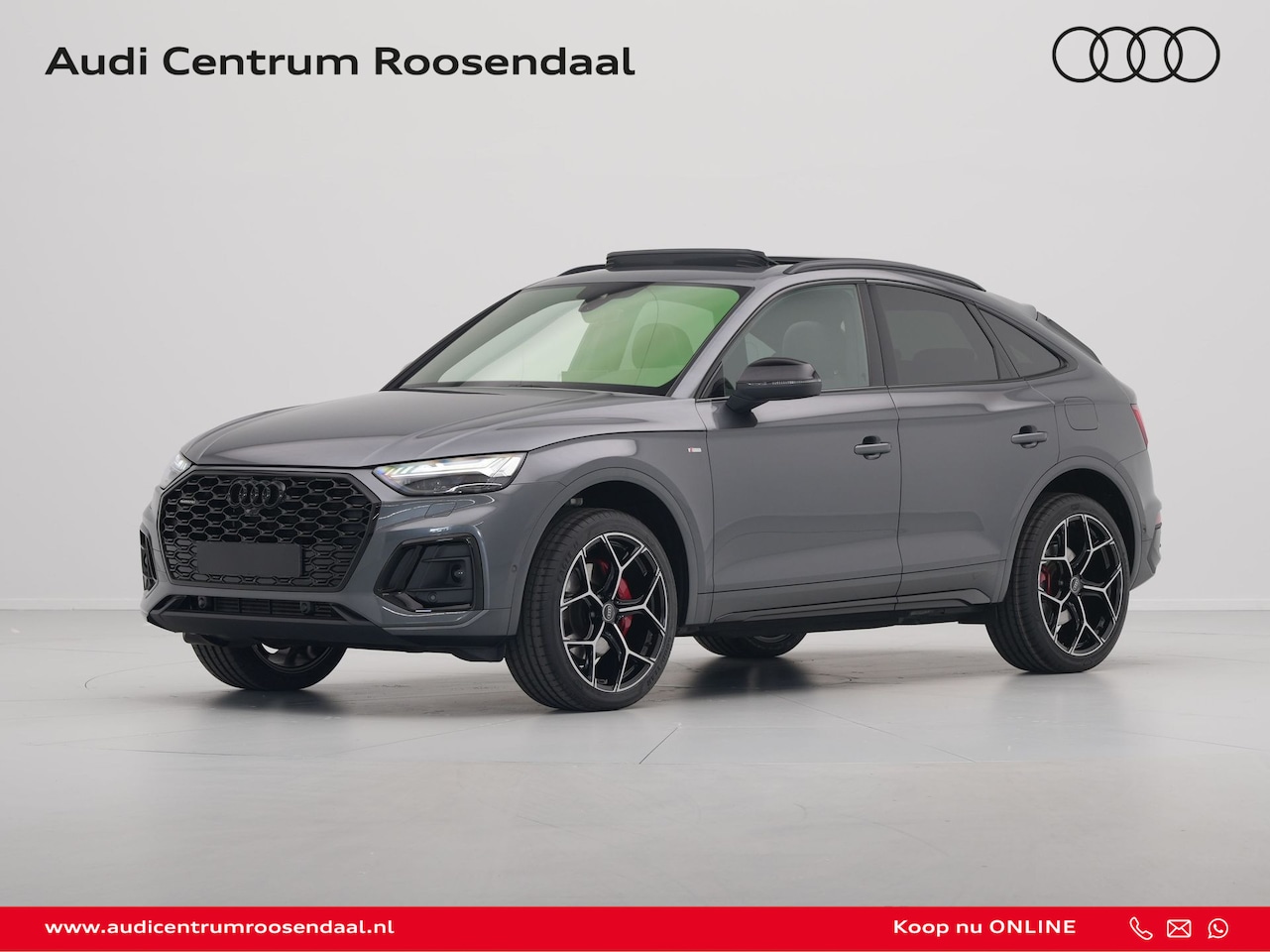Audi Q5 Sportback - 55 TFSI e 367pk S edition Competition Panoramadak B&O 360 Camera - AutoWereld.nl