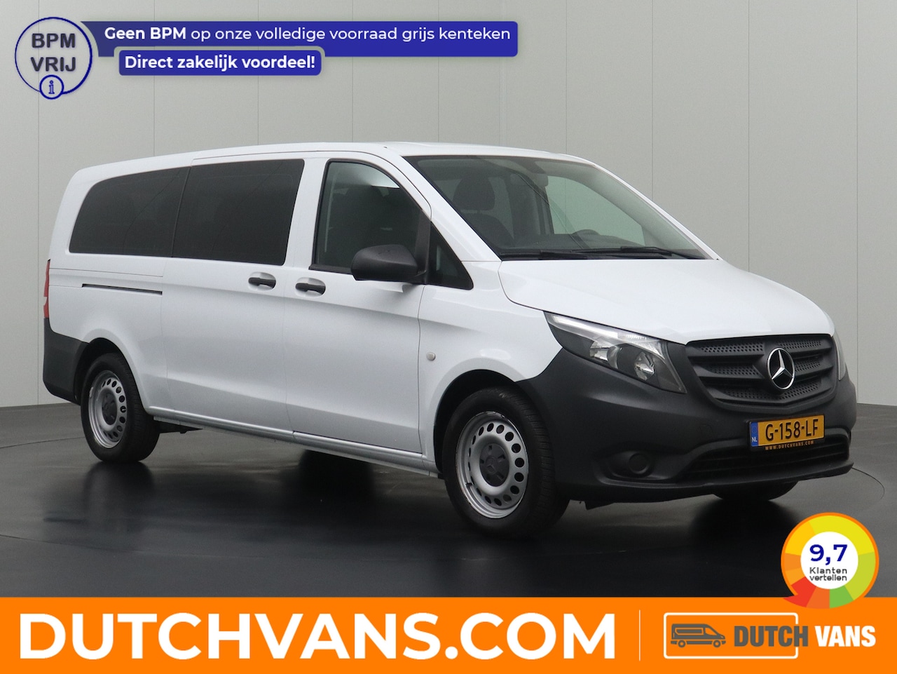 Mercedes-Benz Vito - 114BlueTEC 7G-Tronic Automaat Personenbus | 9-Persoons | Extra Lang | Airco | Cruise | BPM - AutoWereld.nl