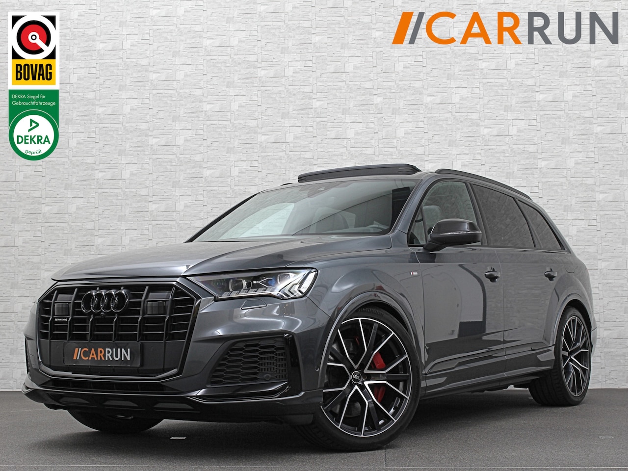 Audi Q7 - 60 TFSI e Competition S-Line | 360 Camera | ACC | Panorama | Carbon | Laser-LED | Trekhaak - AutoWereld.nl