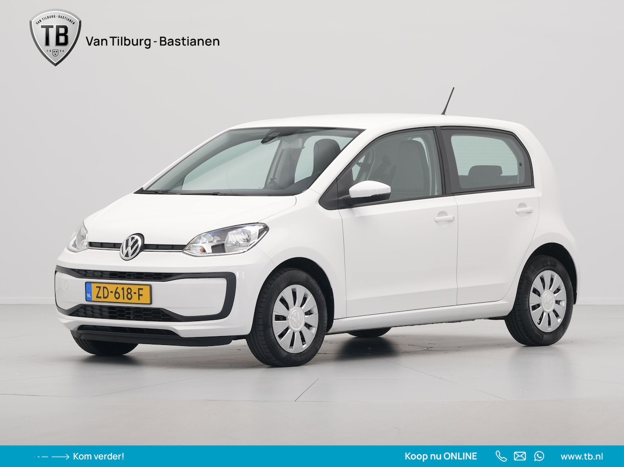 Volkswagen Up! - 1.0 BMT move up! Airco Bluetooth Elek. Ramen NL Auto Rondom restyle - AutoWereld.nl