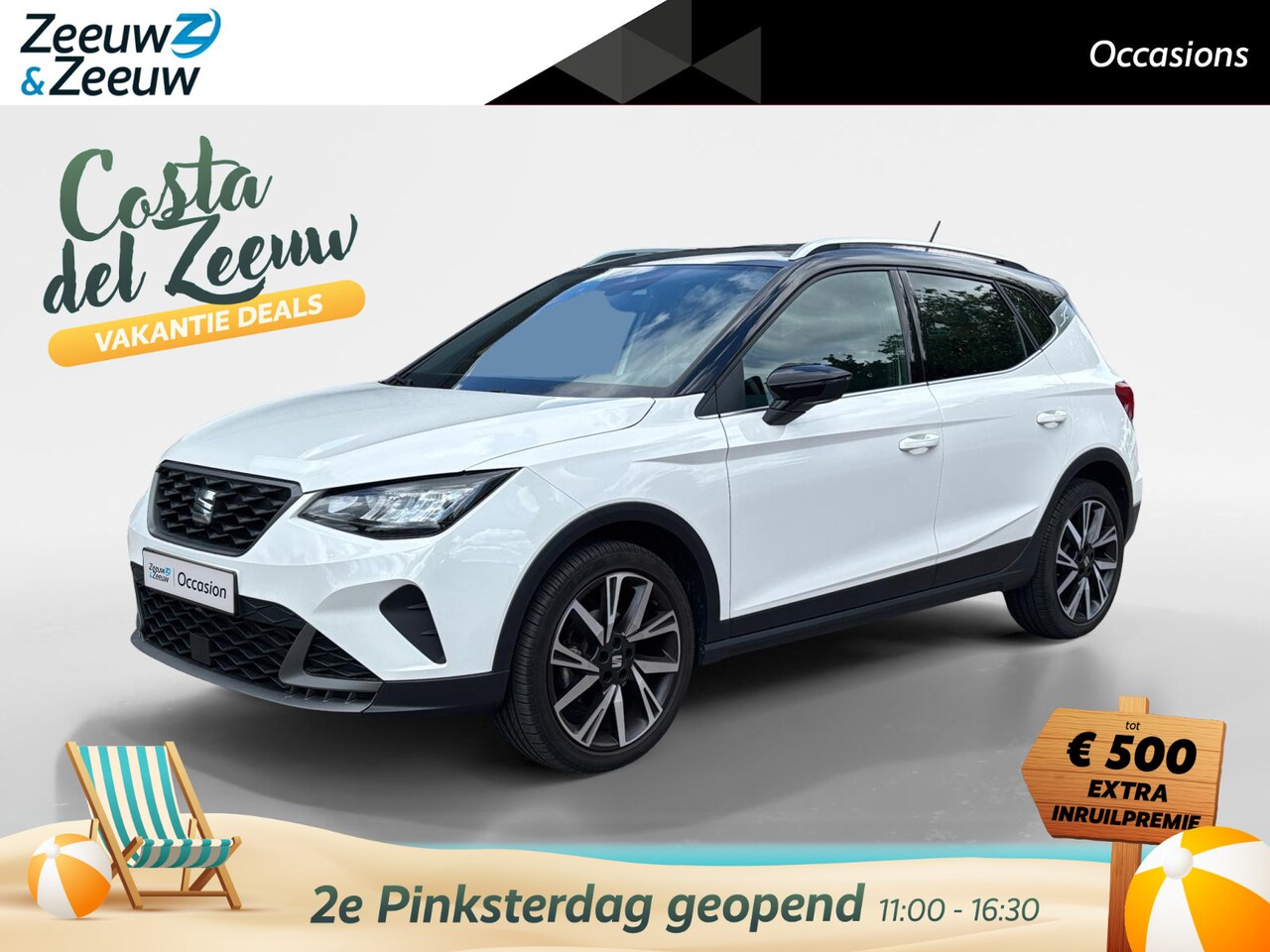 Seat Arona - 1.0 TSI FR Business Intense UNIEKE KM STAND | Applecarplay/Android auto | Digital Cockpit - AutoWereld.nl