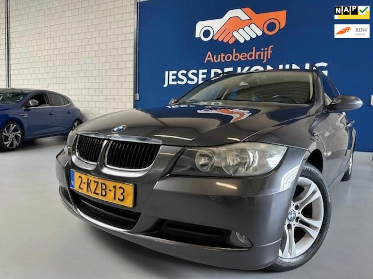 BMW 3-serie Touring - 318d diesel Corporate Lease High Executive,bj.2008 ! Kleur: Grijs ! Leder,Climate,APK 04/2 - AutoWereld.nl
