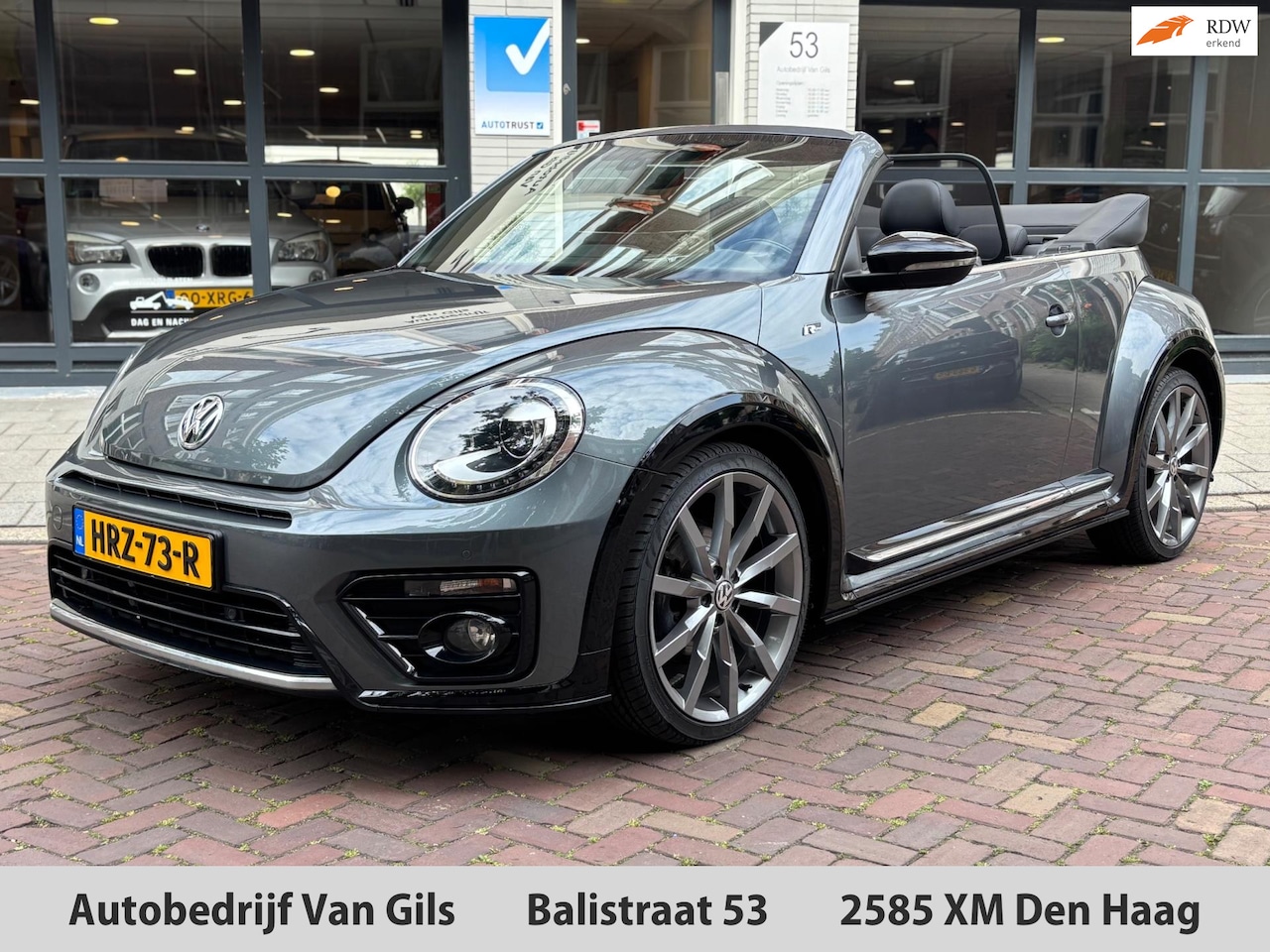 Volkswagen Beetle Cabriolet - 1.4 TSI Sport BlueMotion R-LINE | AIRCO | LMV 20" | LEDER | NAVIGATIE | PDC | CAMERA | LED - AutoWereld.nl