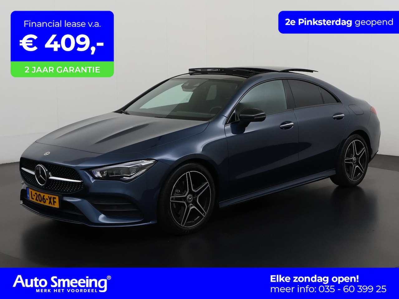 Mercedes-Benz CLA-Klasse - 180 AMG Night | Panoramadak | Mem stoel | Adapt cruise | Zondag Open! - AutoWereld.nl