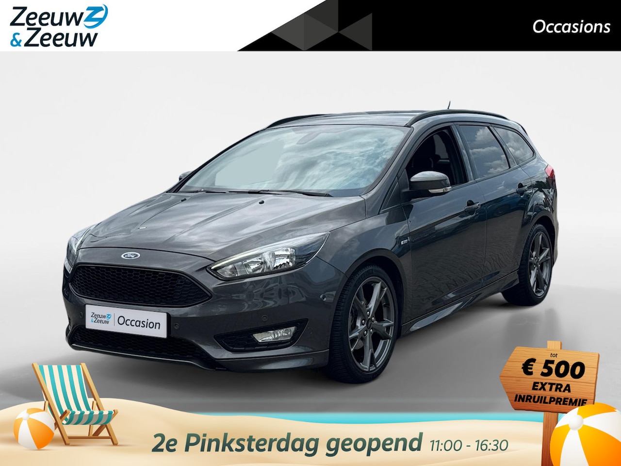 Ford Focus Wagon - 1.0 ST-Line | Advanced Technology Pack | Park Assist Pack | Optie-pakket | verwarmde voorr - AutoWereld.nl