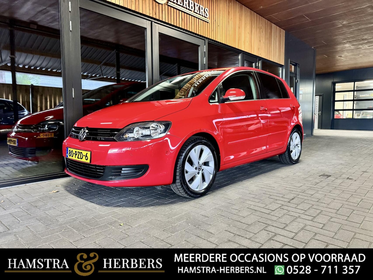 Volkswagen Golf Plus - 1.4 TSI Comfortline rood - AutoWereld.nl