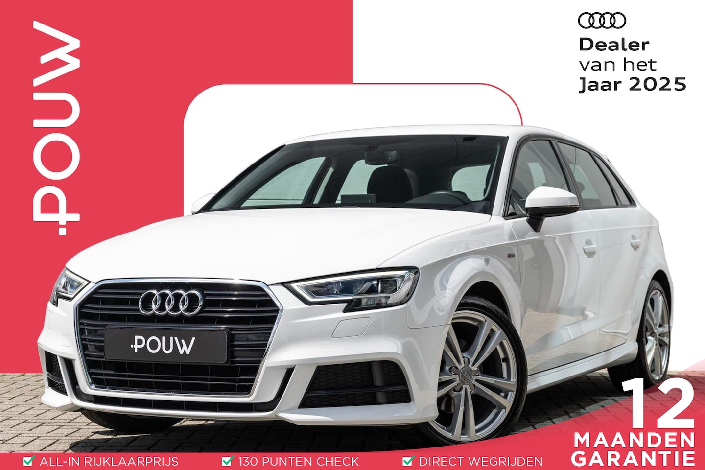 Audi A3 Sportback - 35 TFSI CoD 150pk S-tronic S-Line | Stoelverwarming - AutoWereld.nl