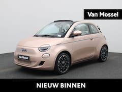 Fiat 500 C - 500e La Prima 42 kWh | ACHTERUITRIJCAMERA | STOELVERWARMING | APPLE CARPLAY | CRUISE CONTR